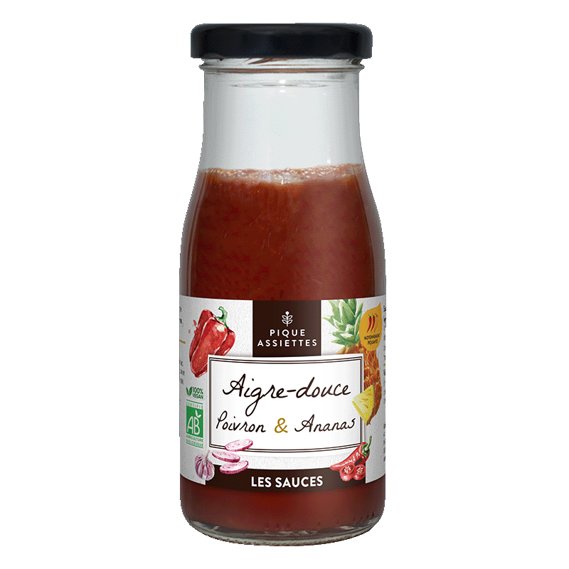 Pique Assiettes -- Sauce aigre douce bio - 130 ml – Pique Assiettes bio