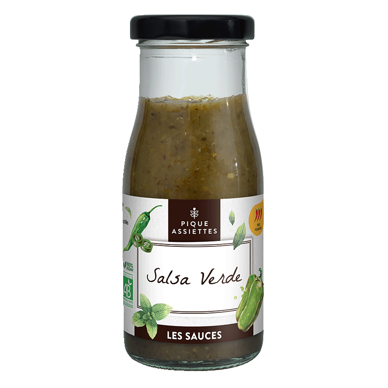 Pique Assiettes -- Sauce salsa verde bio - 130 ml