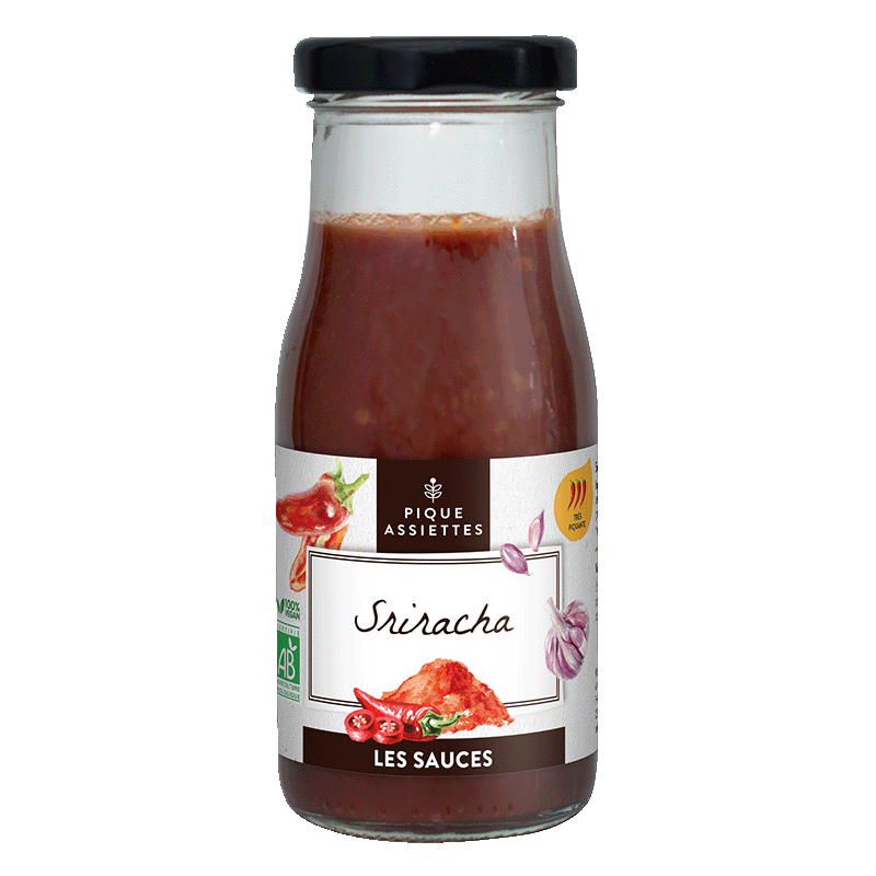 Pique Assiettes -- Sauce sriracha bio - 130 ml