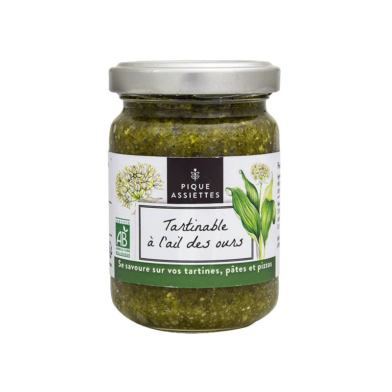 Pique Assiettes -- Tartinable à l'ail des ours bio - 120 g