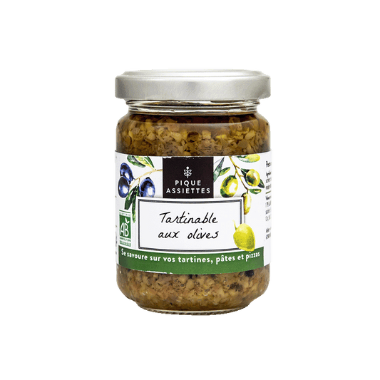 Pique Assiettes -- Tartinable aux olives bio - 120 g